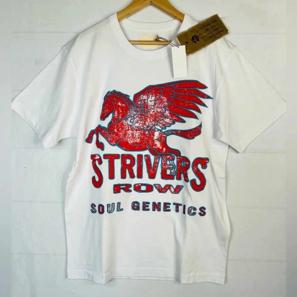 Strivers Row Soul Genetics White T Shirt Red Radiator Graphic Size L - Picture 2 of 9
